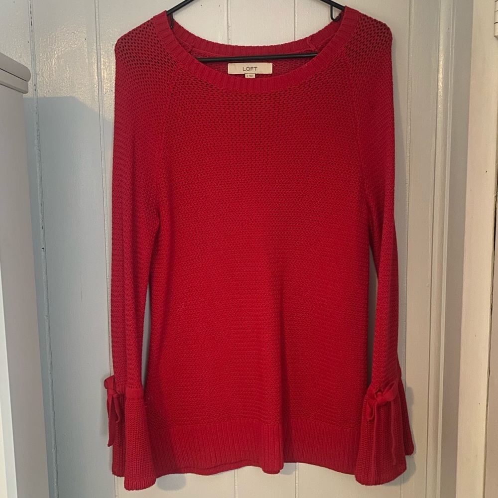 Loft Red Sweater